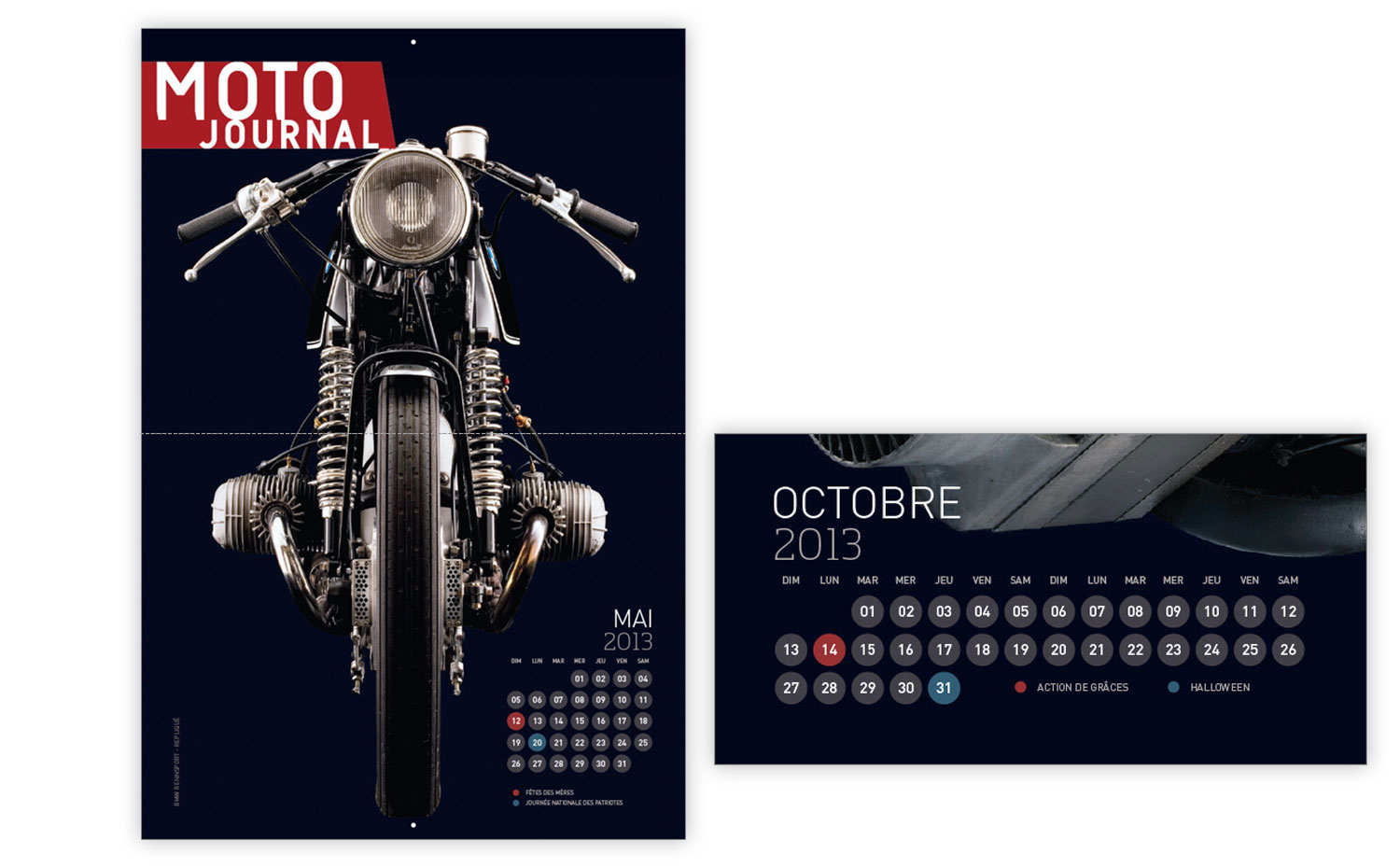 Moto Journal 2013 calendar