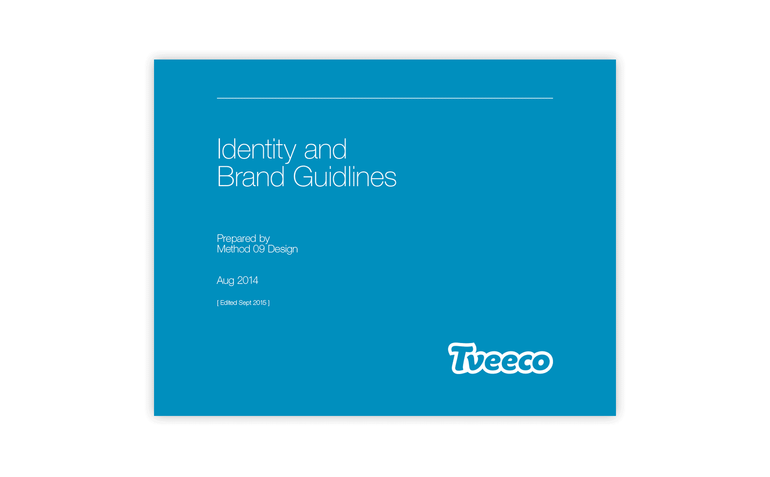 Tveeco brand and identity guidelines document